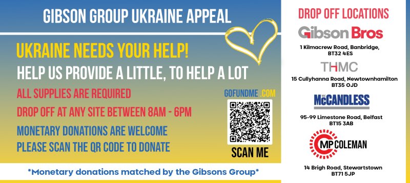 Gibson Group Ukraine Appeal